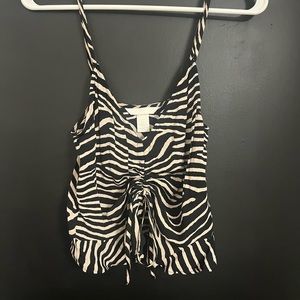 H&M Animal Print Top